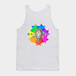 owl in rainbow Tank Top